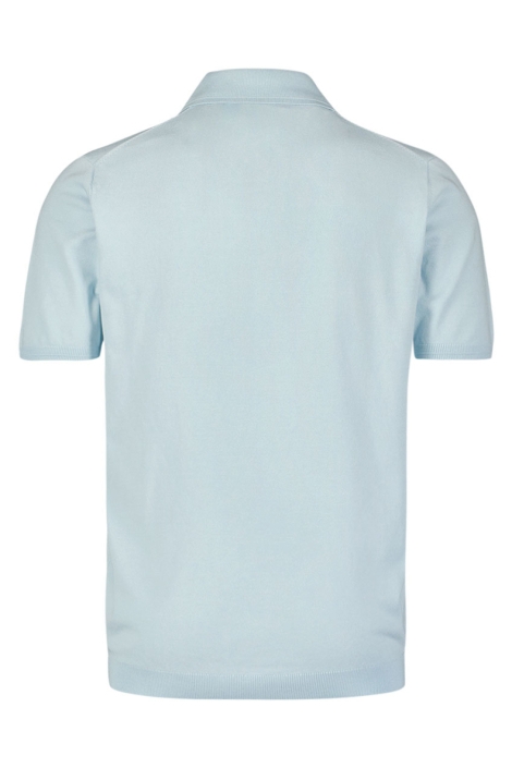 NO-EXCESS pullover short sleeve polo zip soli